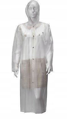 SUPER JAKOŚĆ, PŁASZCZ przeciwdeszczowy zapinany,