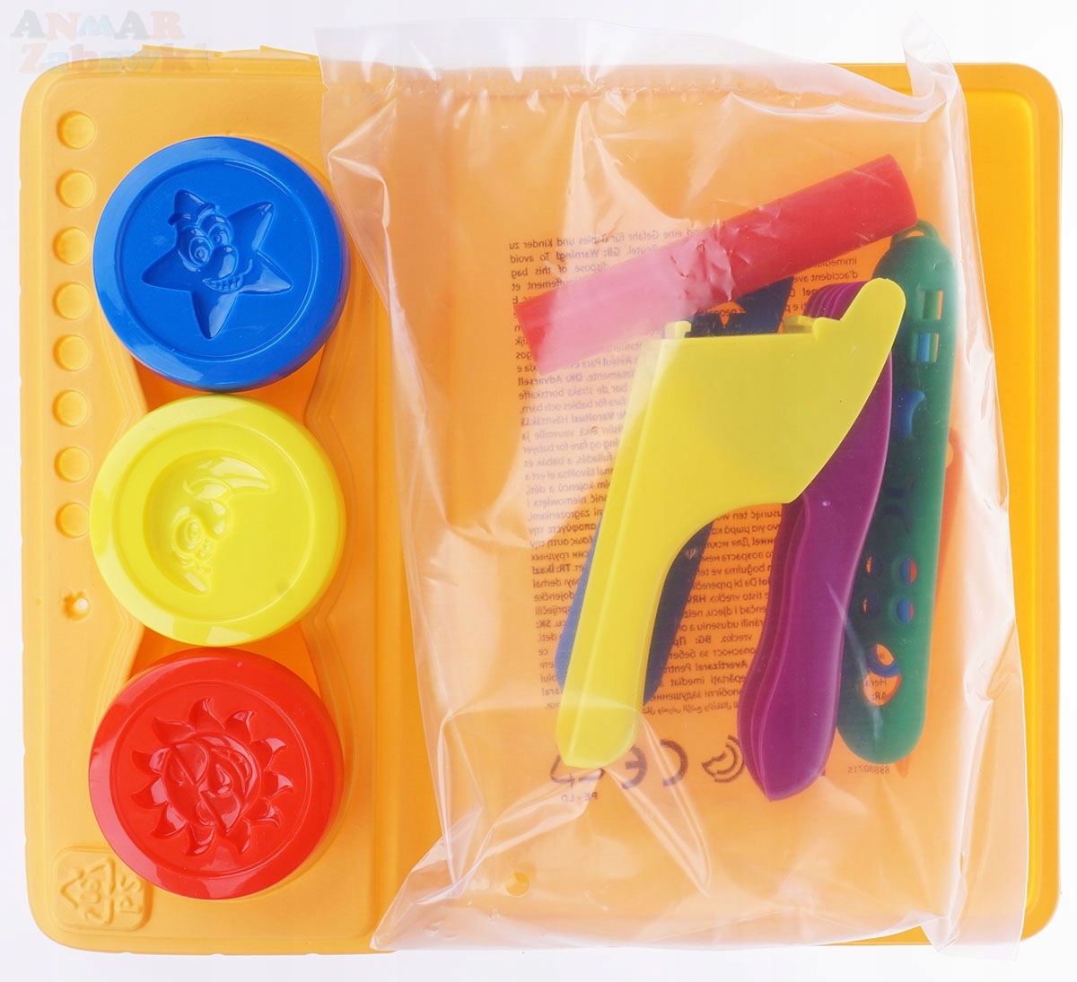 ZWIERZAKI MASA PLASTYCZNA ZESTAW 13EL KID'S DOUGH Marka Dromader