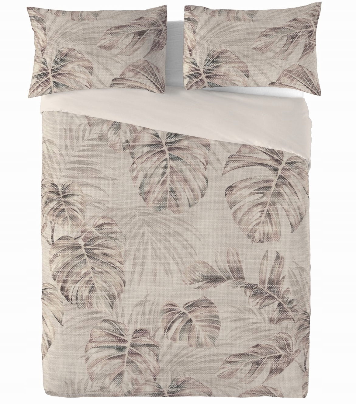 Posteľná Bielizeň ľanová 160x200 2 obliečky 70x80 Linen TM0164_01 listy Matex