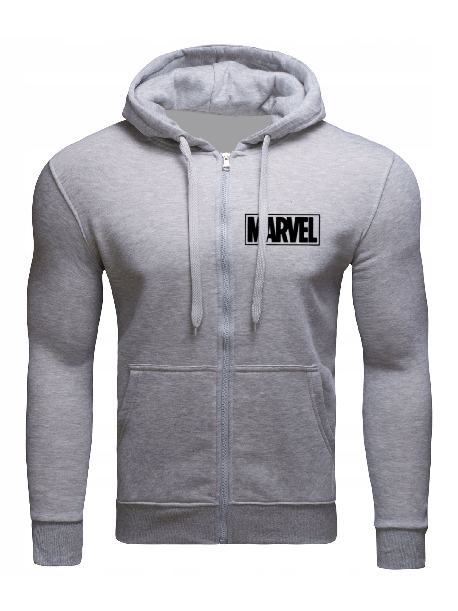 

Bluza Rozpinana Marvel Z Kapturem Szara L