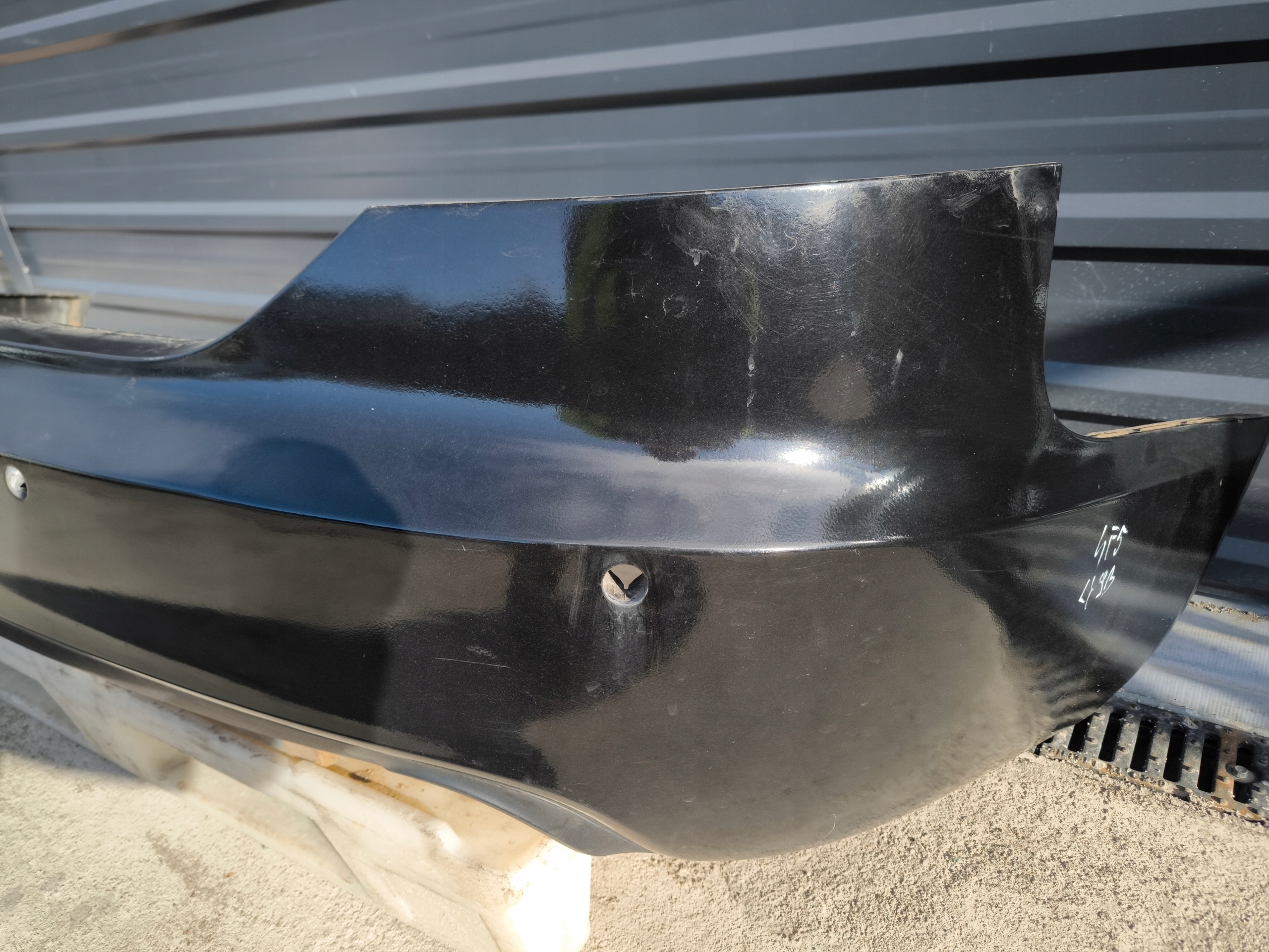 bumper rear part AUDI A6 C6 sedan PDC towing 2004-2008