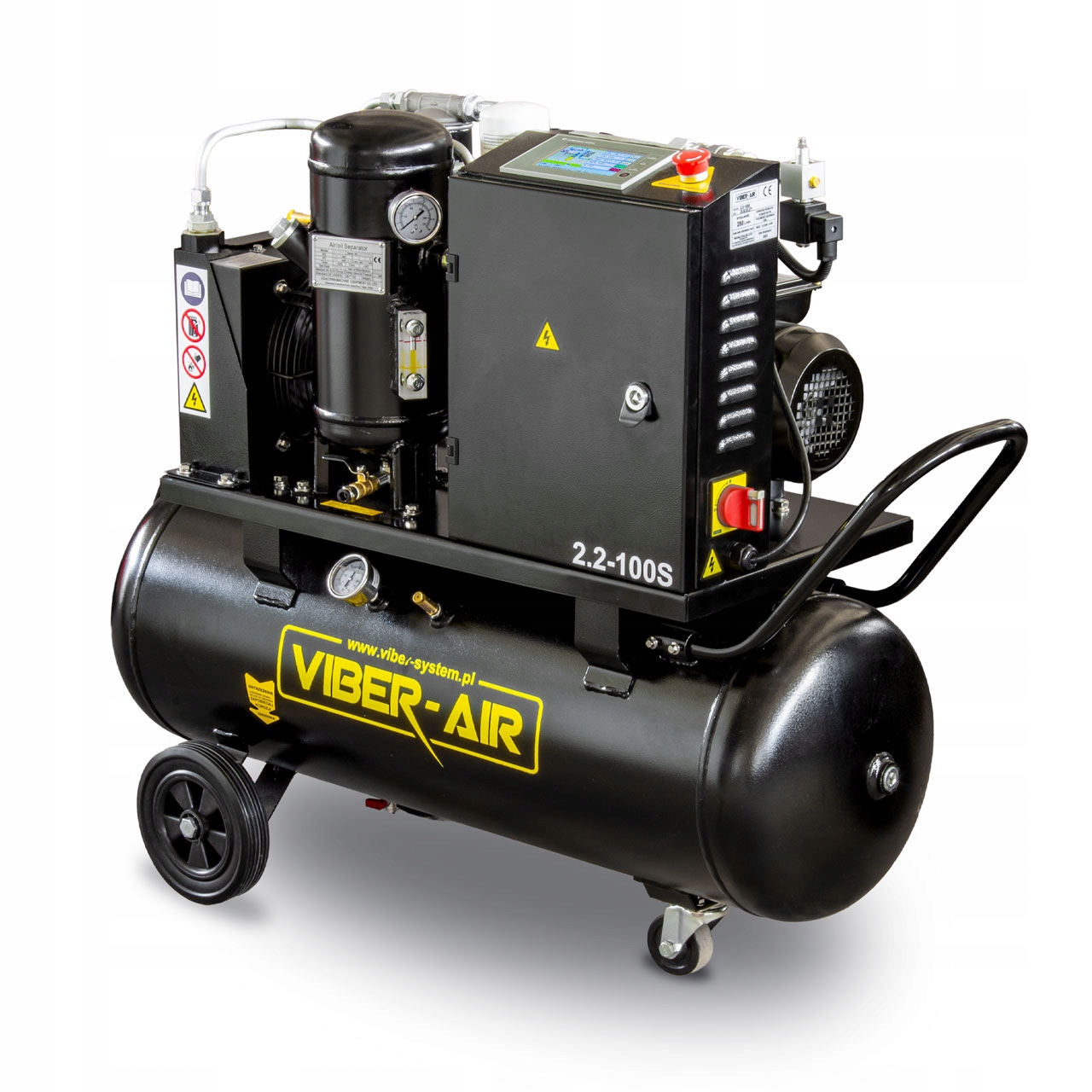 Šroubový kompresor Kompresor vzduchu 100 l 230 V 2,2 kW šroubový Viber-air