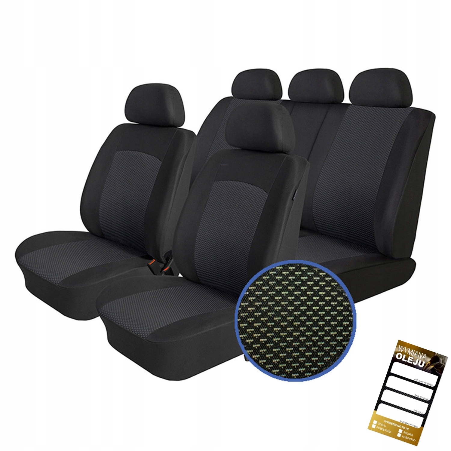 Pokrowce samochodowe na siedzenia do VW Golf VII Hatchback FL 2016 -