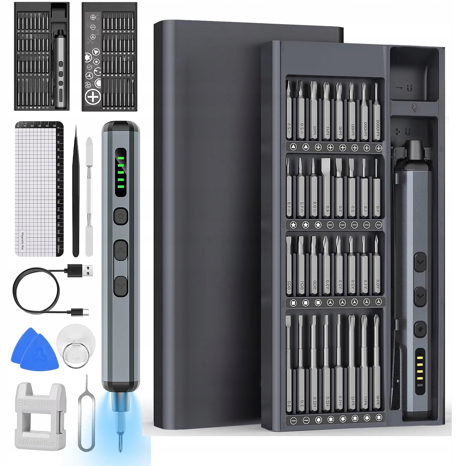 Mini elektrický šroubovák akumulátorový precizní pro smartphony, notebooky