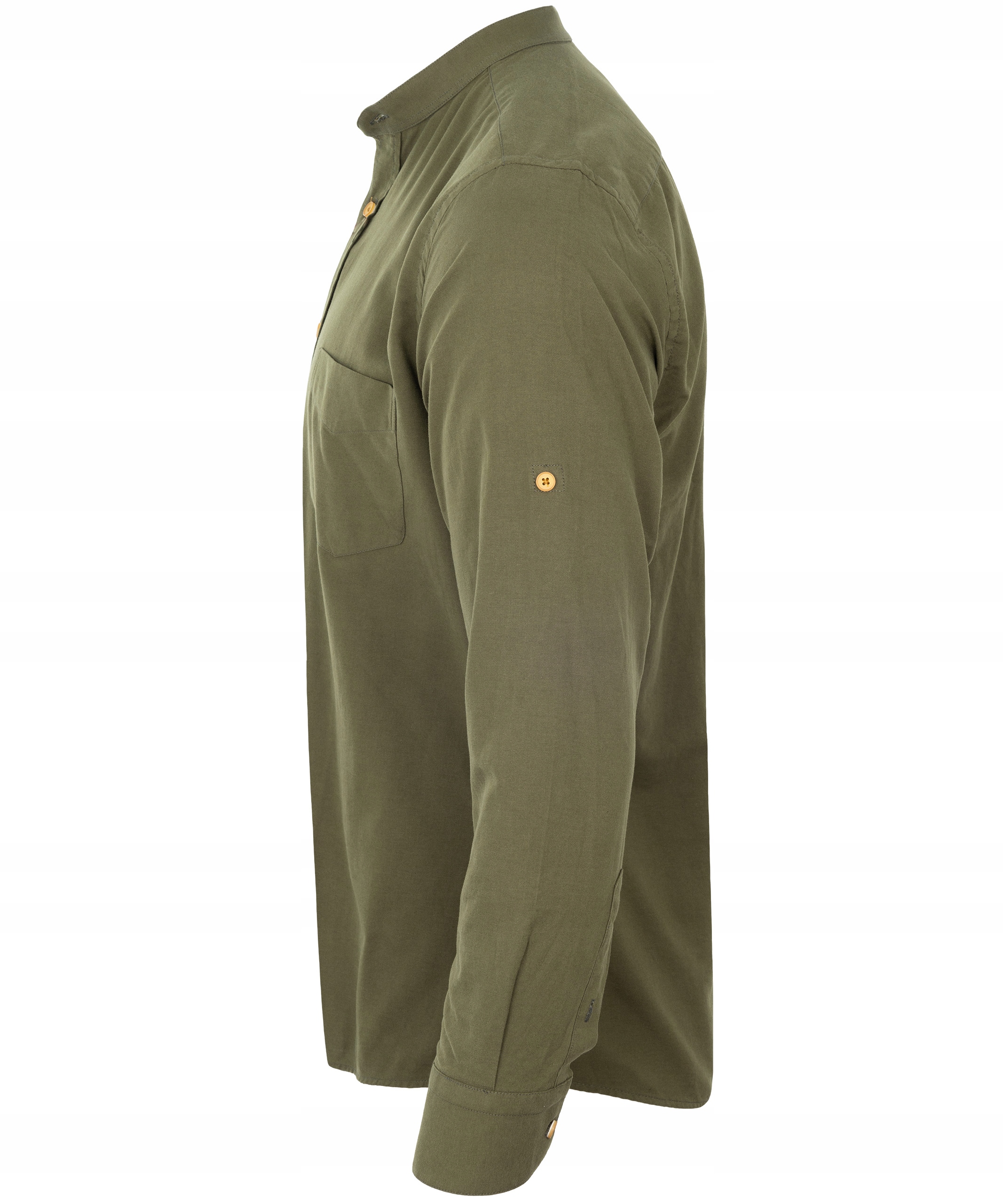 KOSZULA bawełna ZIELONA STÓJKA XL SLIM Rozmiar kołnierzyka 43