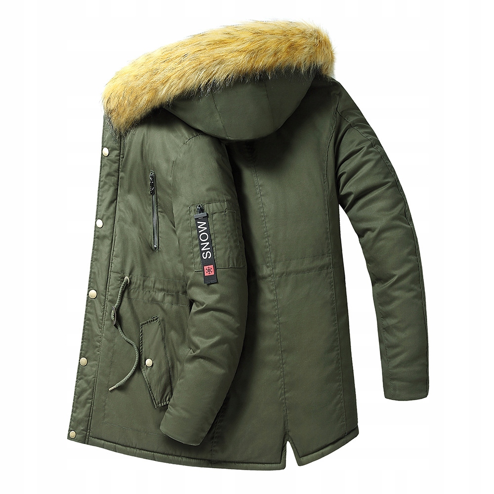 PŁASZCZ MĘSKA ZIMOWA KURTKA ZIMOWA Parka Gruba Marka bez marki