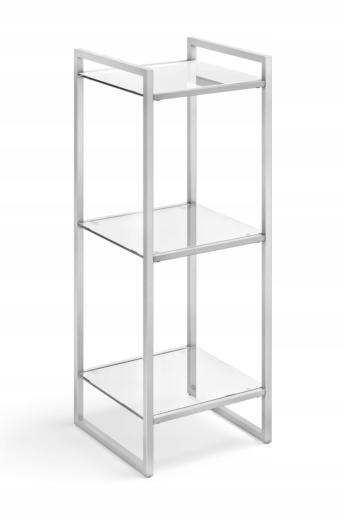 Zack Ponio Kúpeľňový regál s policami, matná oceľ