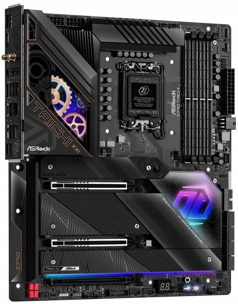 ASRock Z790 Taichi Intel Z790 LGA1700 4x DDR5 5x M.2 Hdmi Thund