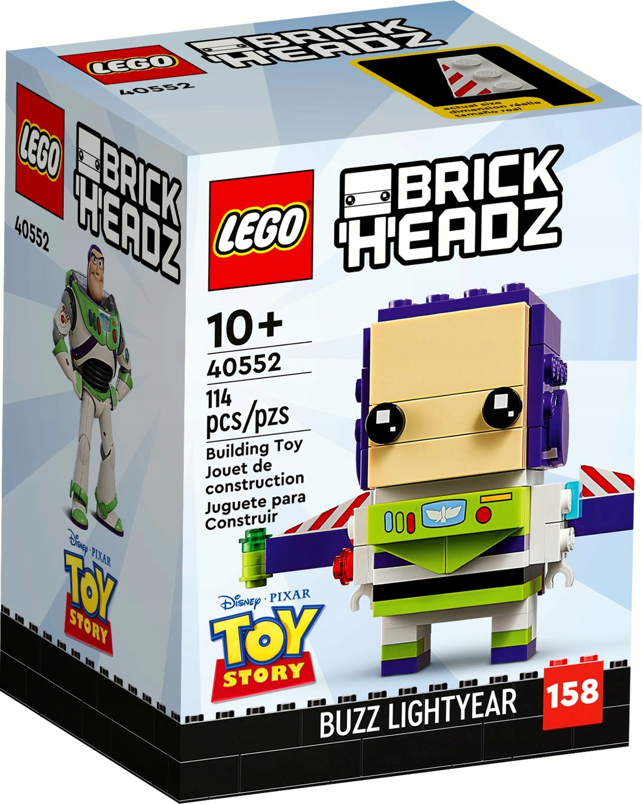 Originální Lego BrickHeadz 40552 Buzz Astral Nové