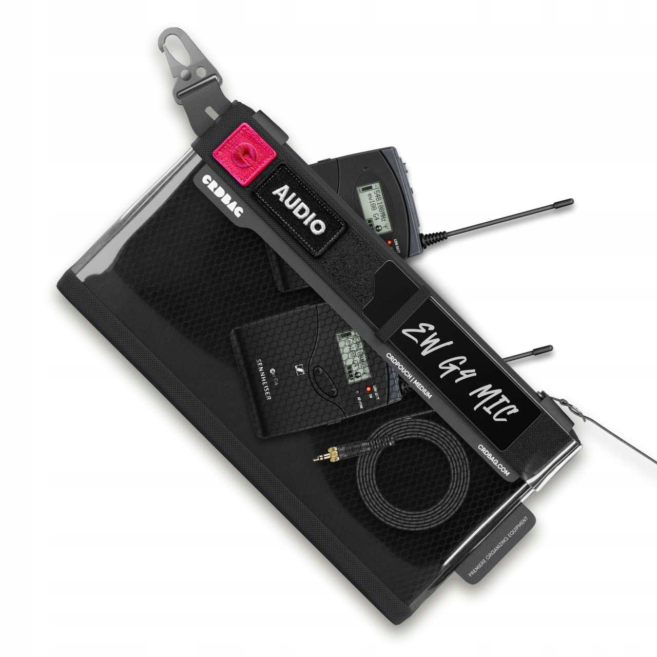 Organizér na kabely akumulátory baterie akcesoria Crdpouch Medium