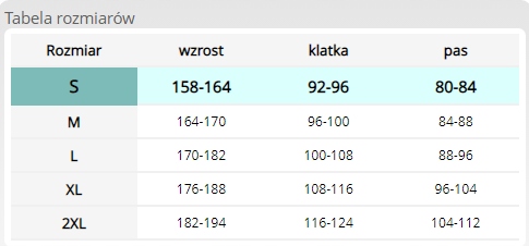Bielizna termoaktywna komplet US-TERM czarny r. XL Marka Reis