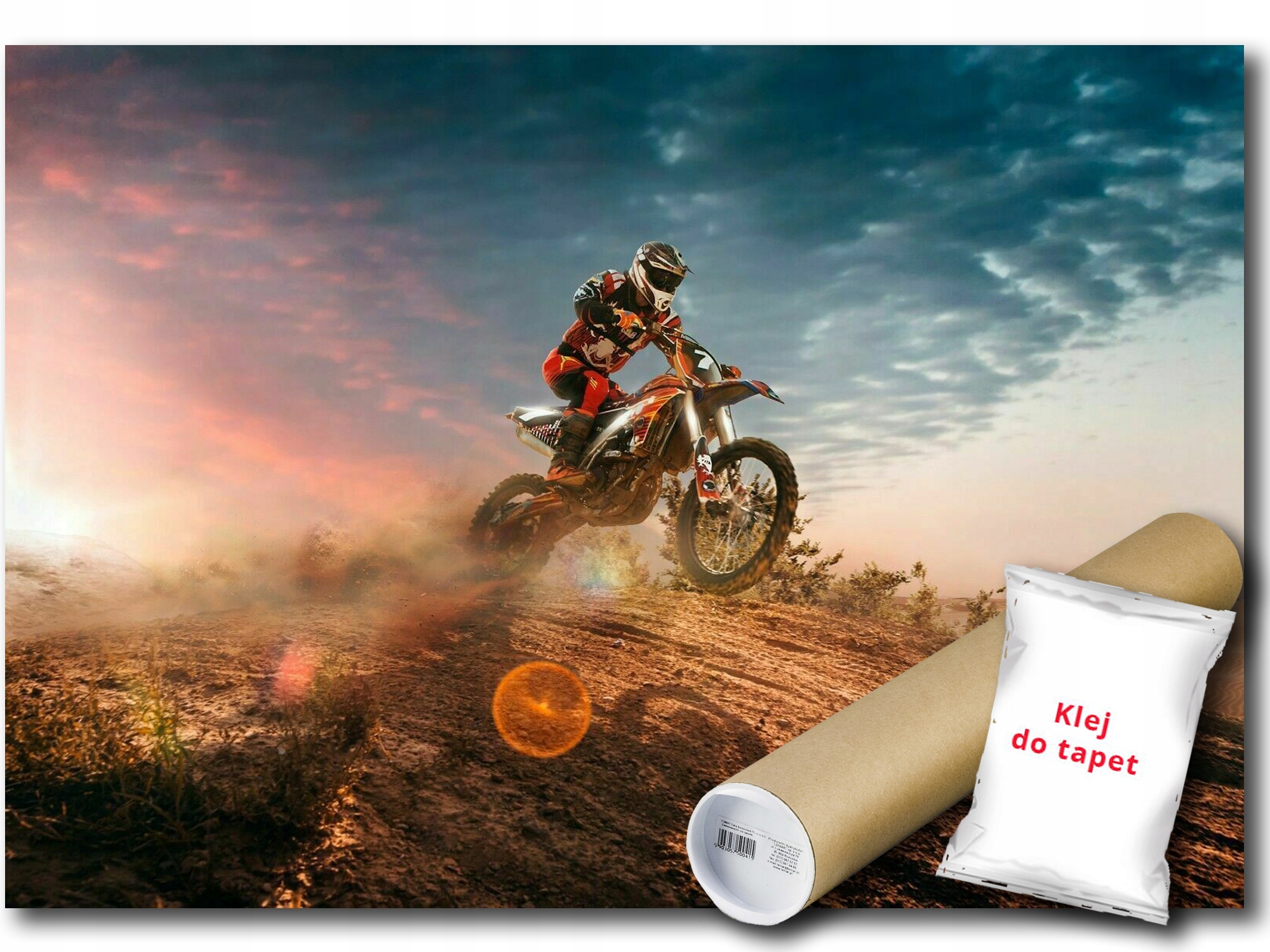 Vinylová Fototapeta Motocykel Cross 312x219