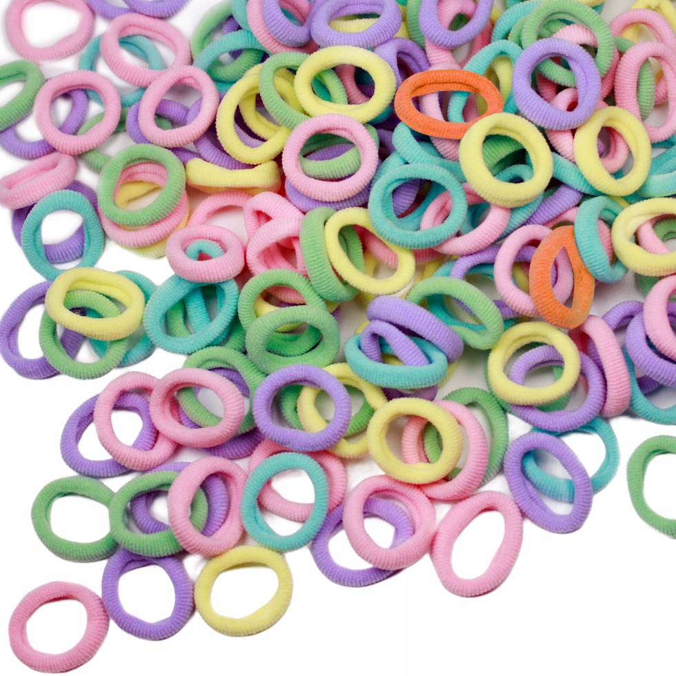 

Gumka Gumki Do Włosów MIX Kolorowe 3CM 50szt