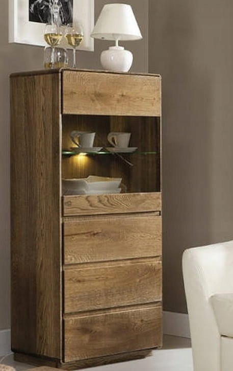 Słupek ATLANTA typ 50 lewostronny/ dąb palony 1DSZ, 1D