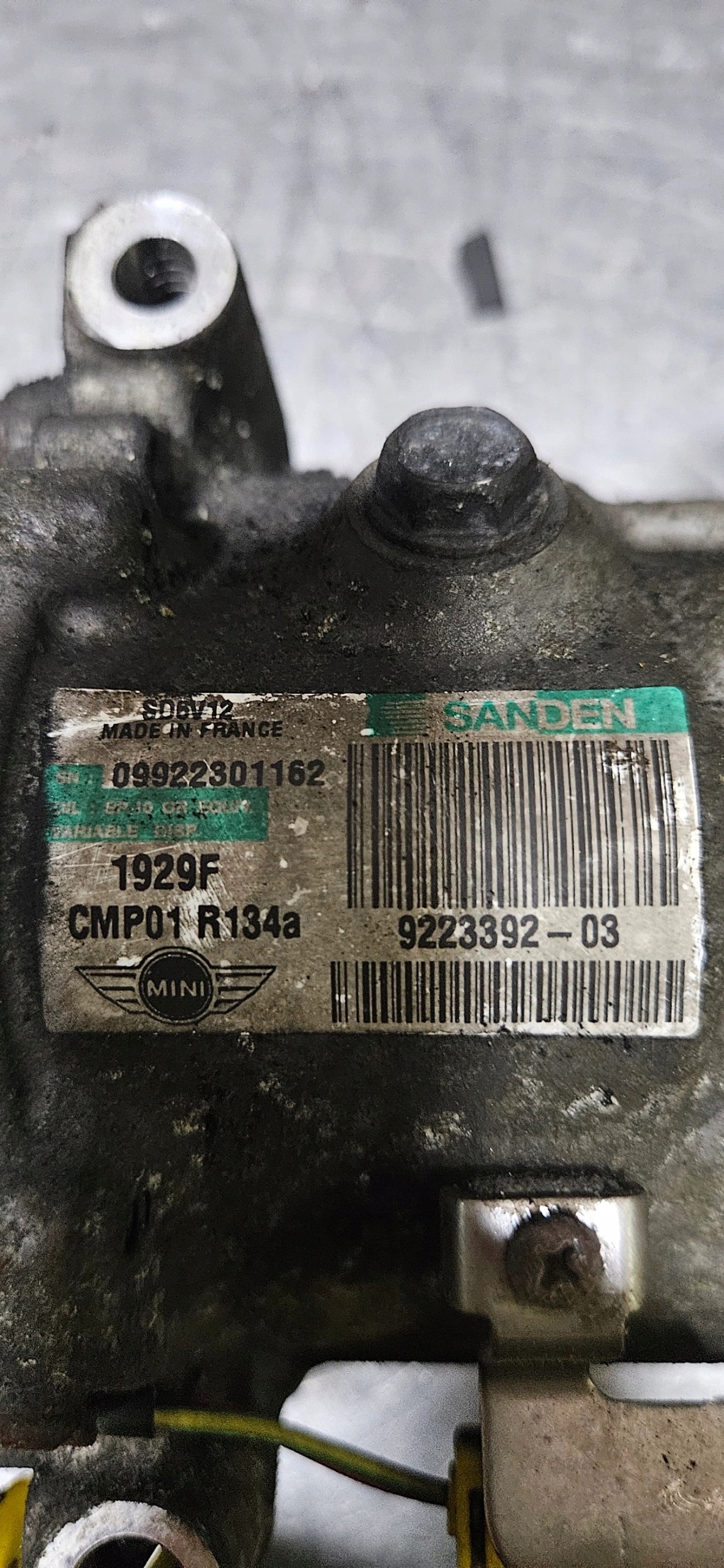 компрессор кондиционера MINI 9223392