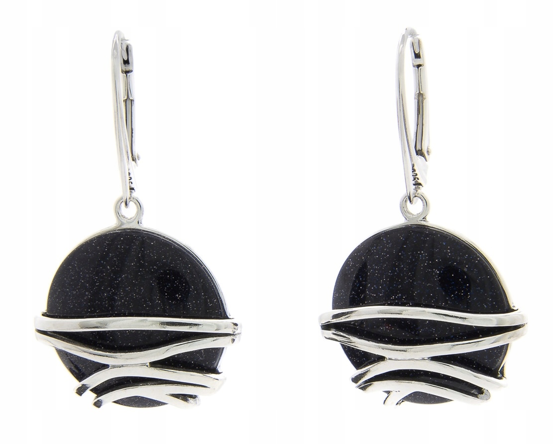 Krásné Stříbrné Náušnice Kairské Noci