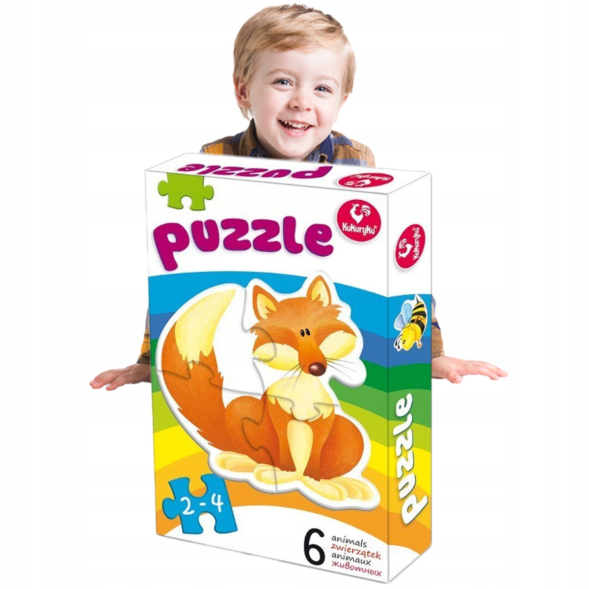 

Układanka dla Dzieci Pierwsze Puzzle Zwierzątka