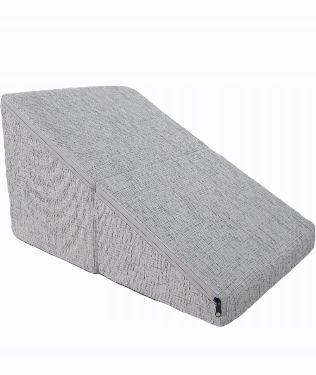 Schody podest dla psa kota 2w1 Pufa rampa Materiał Szary Produkt Polski