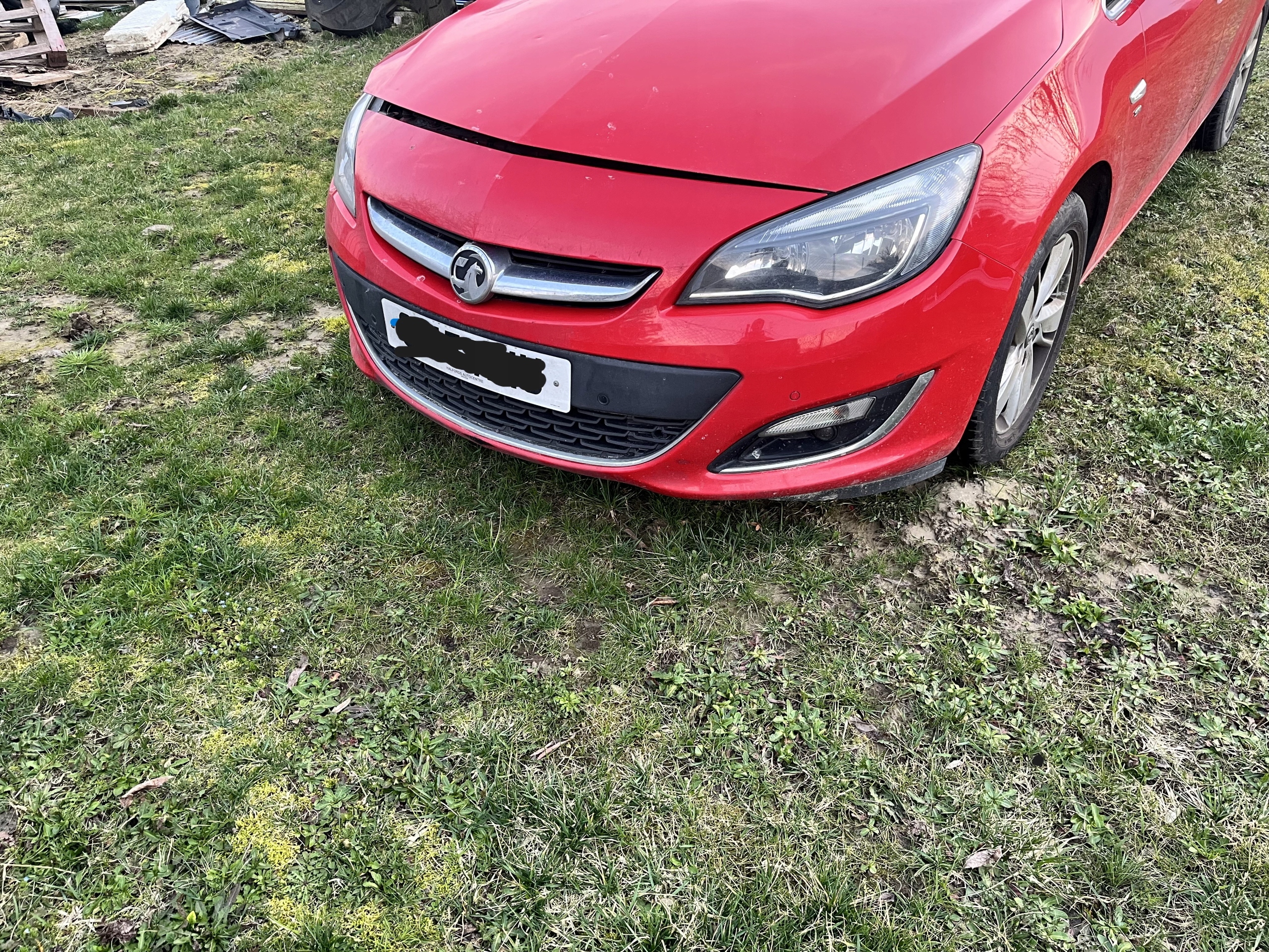 OPEL ASTRA IV J ZDERZAK PRZÓD KOMPLETNY PDC