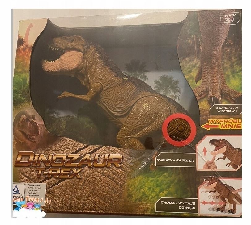 

Interaktywny Dinozaur T-rex 26 CM