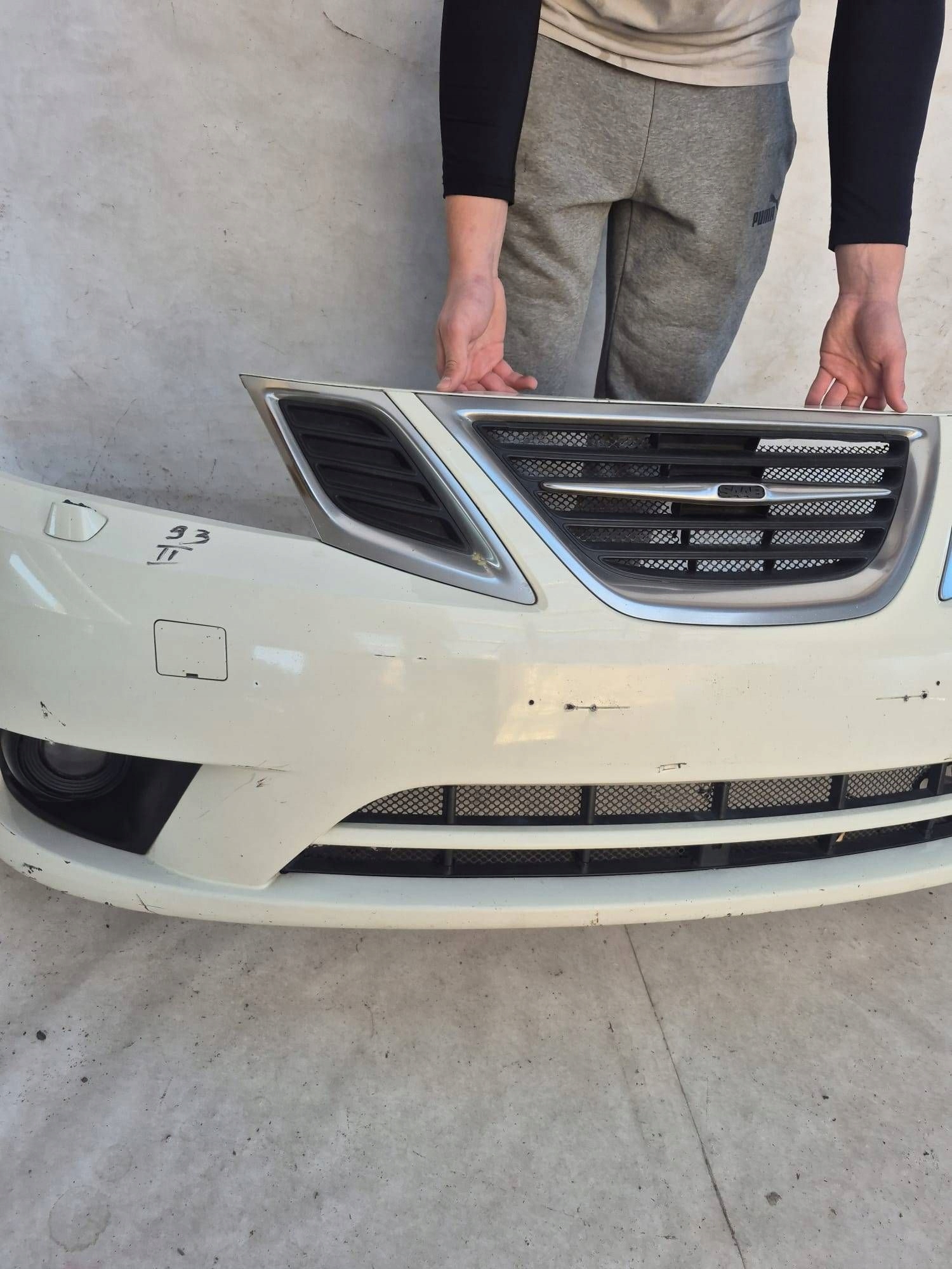 SAAB 93 9-3 II LIFT 07- bumper front front SPR 12769741