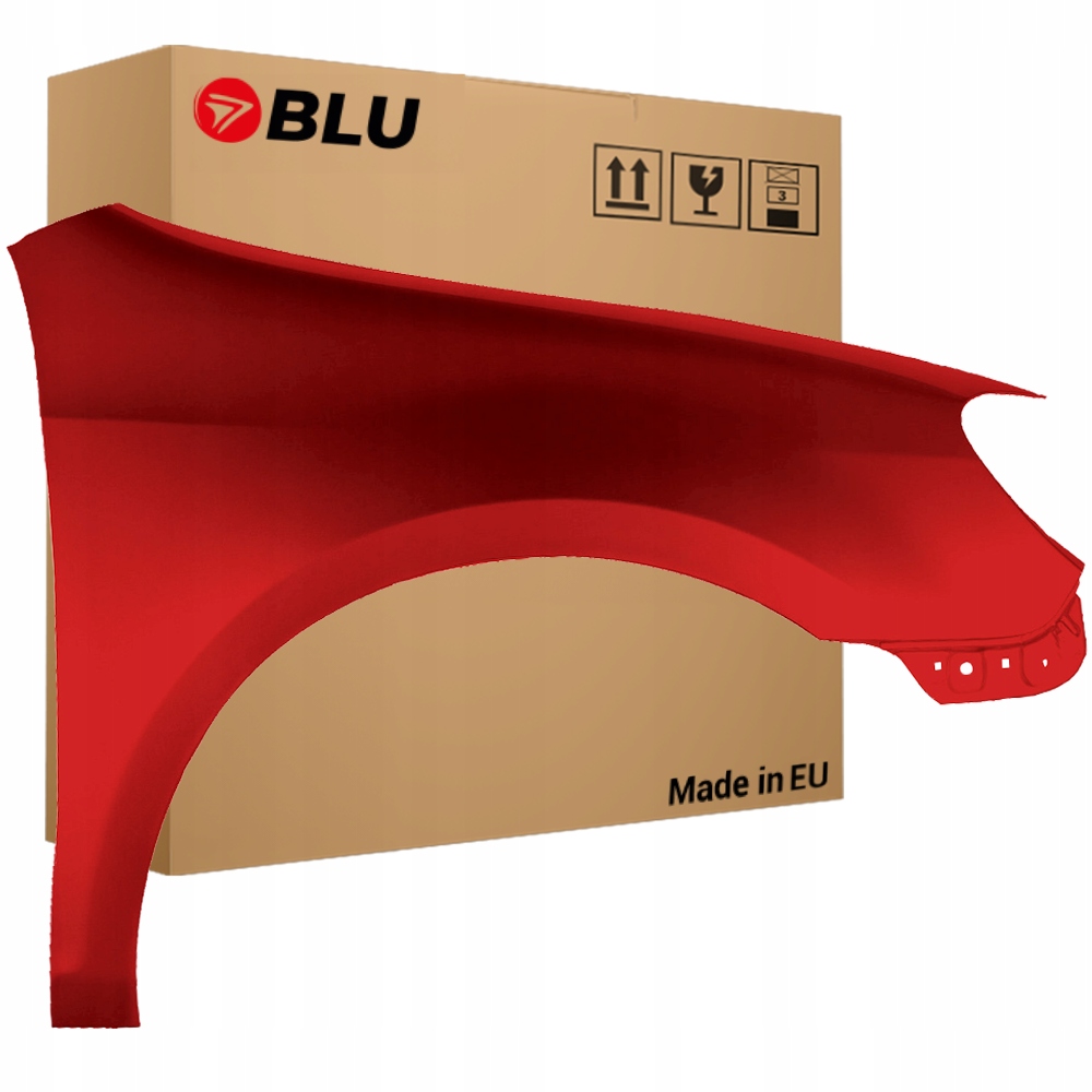 Blu Blatník Vw Golf VI 6 LY3D pravý červený 08-16 přední hatchback