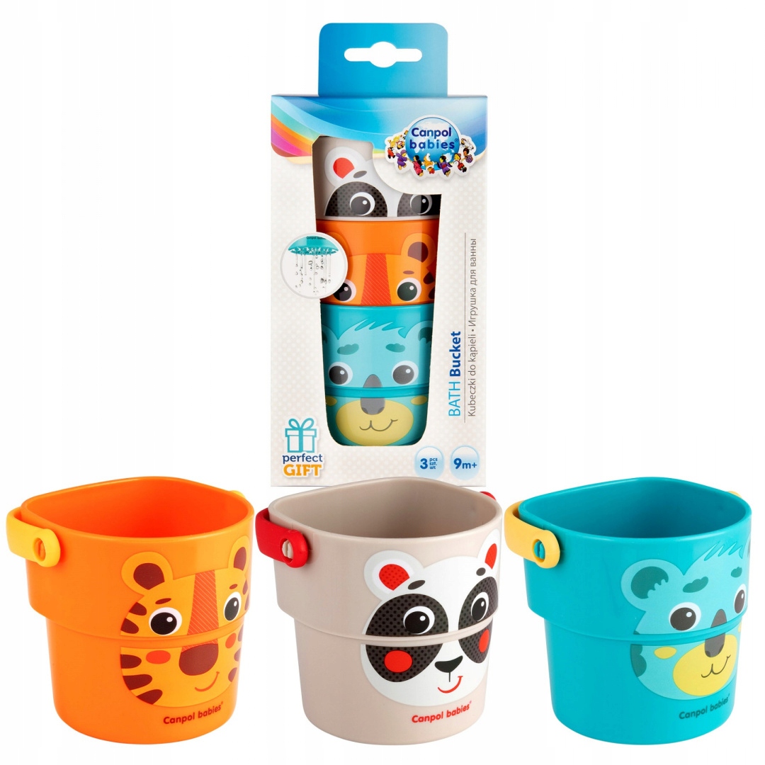 

Canpol Kubeczki Wiaderka Do Kąpieli zabawki 3 szt.