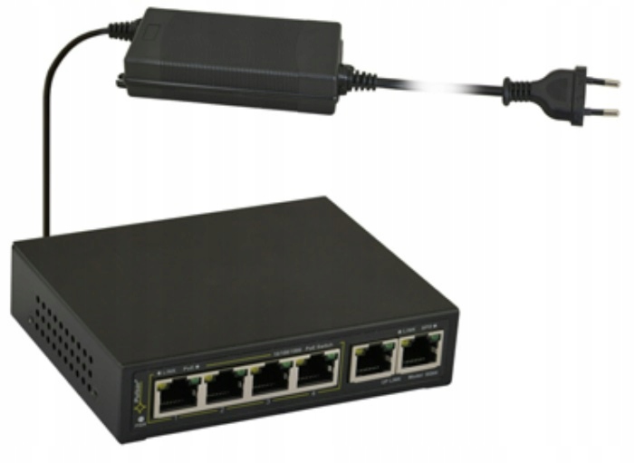 Switch 6-portowy do 4 kamer Ip SG64 Pulsar