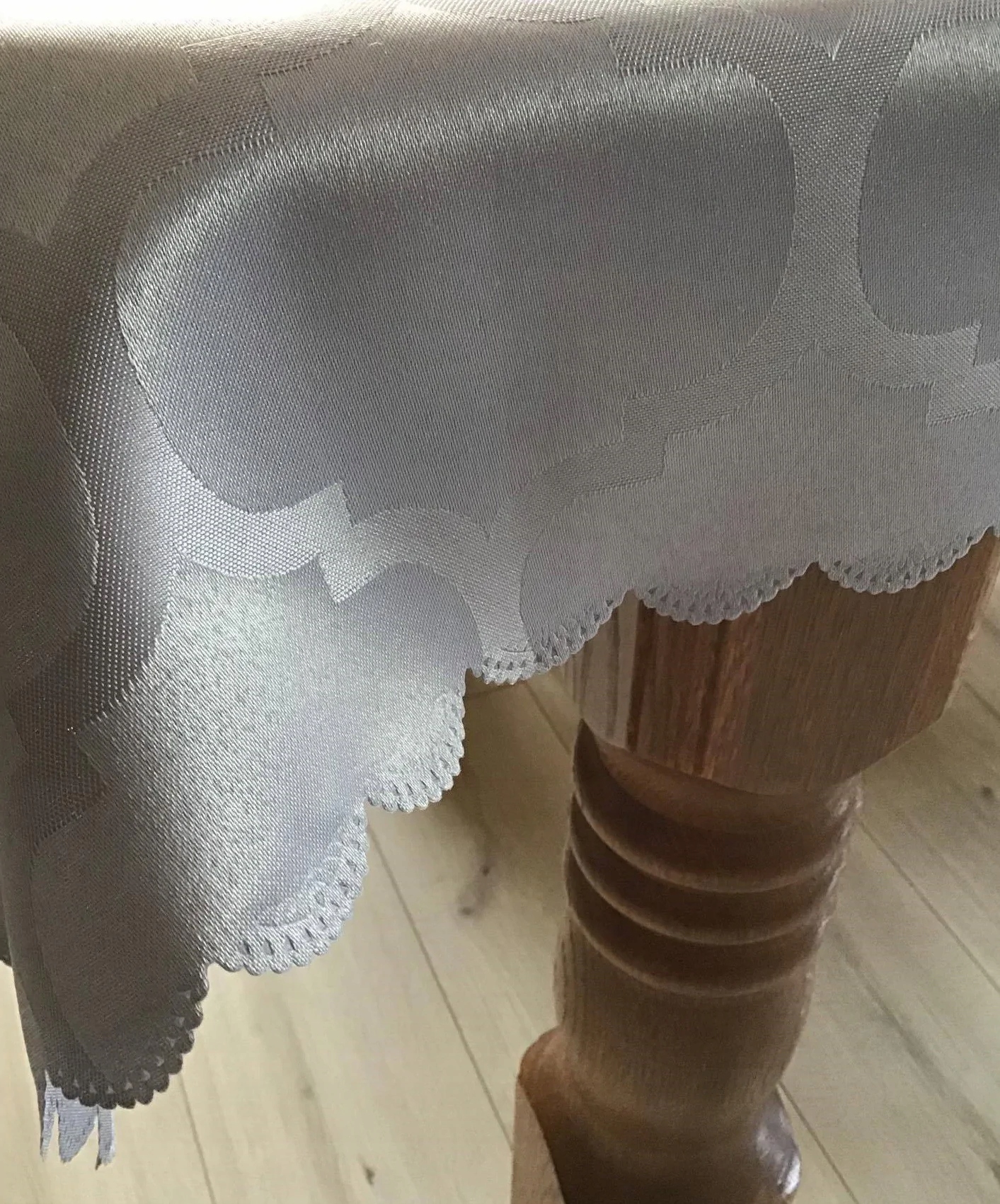 Obrus Plamoodporny Maroko Szary 150cm/350cm Typ obrus