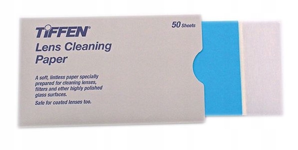 Papier do czyszczenia optyki Tiffen 70x120mm 50szt Marka Tiffen
