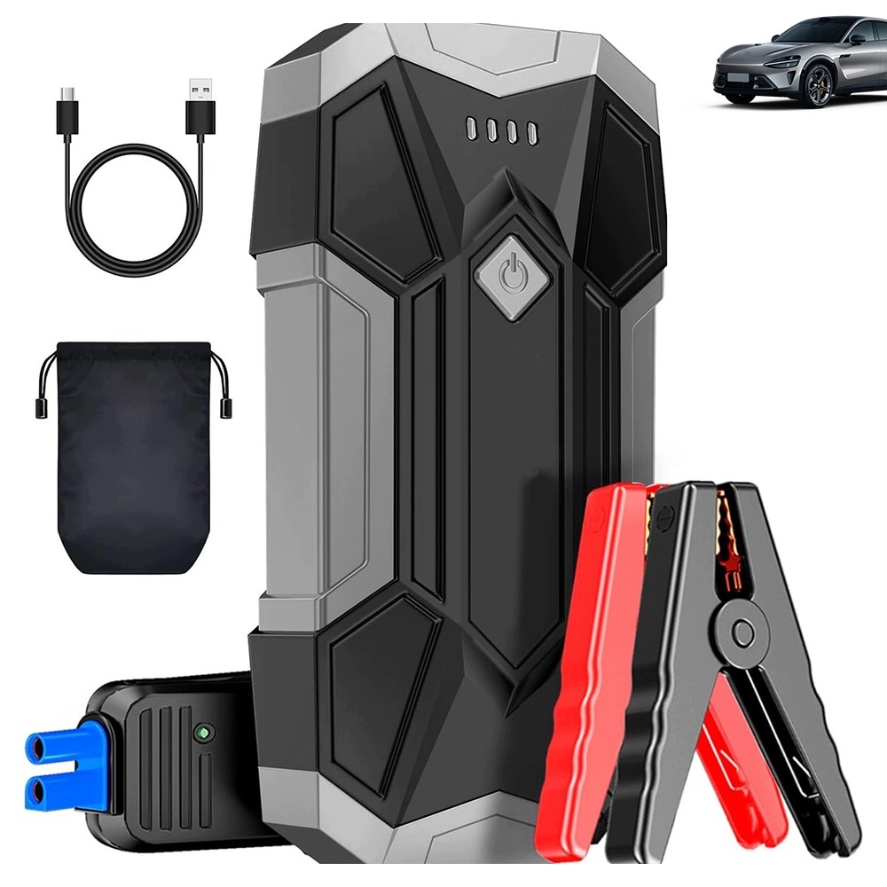 Startovací Zařízení Powerbank Startování Motoru Benzín Diesel Led Omáčka