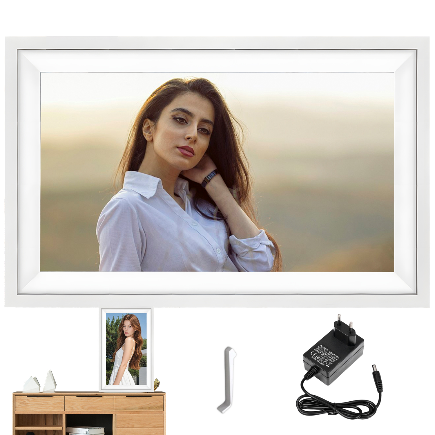 Inteligentní Rámeček Na Fotografie A Videa Wifi 15.6 Palců Ips Dotykový