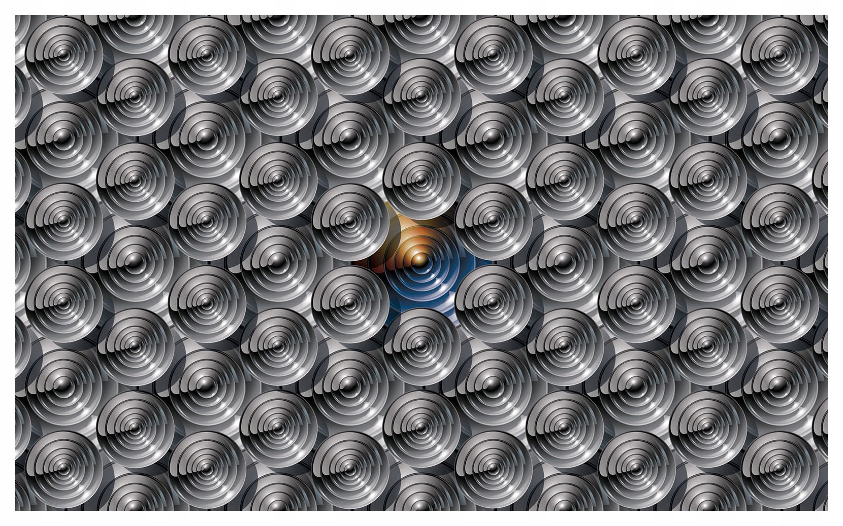 Fototapeta flizelina Geometrické kruhy abstrakce zlatý vzor 312x219 lepidlo