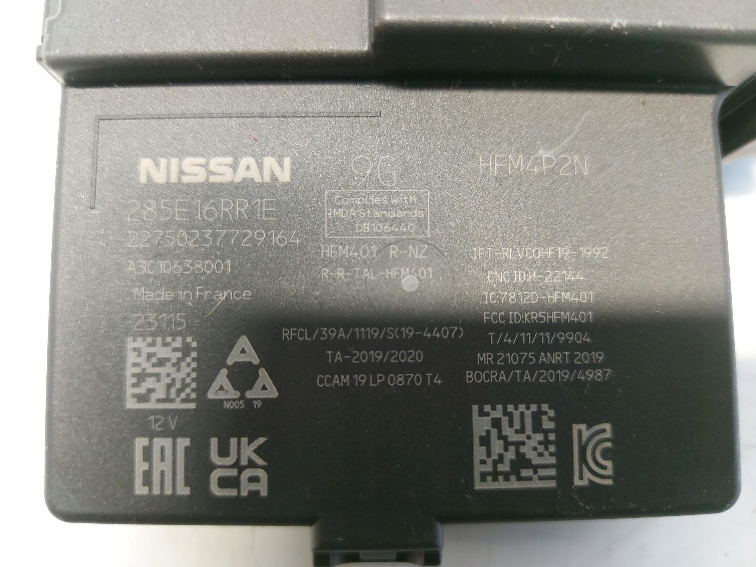 Nissan Qashqai III J12 module control unit centralka 285e16rr1e