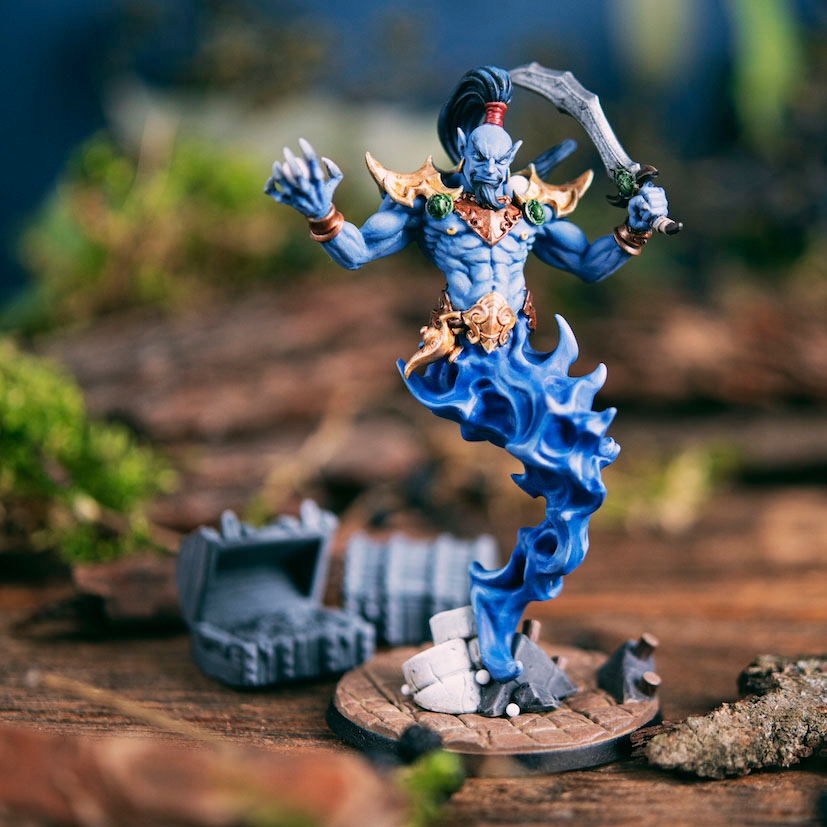 Figurka AG Mylitta Golemmar Pinup RPG Materiał żywica