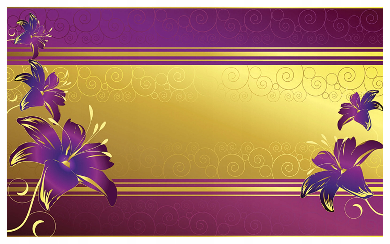 Fototapeta Lilie Modern Art déco kvety vinylová 254x184 lepidlo