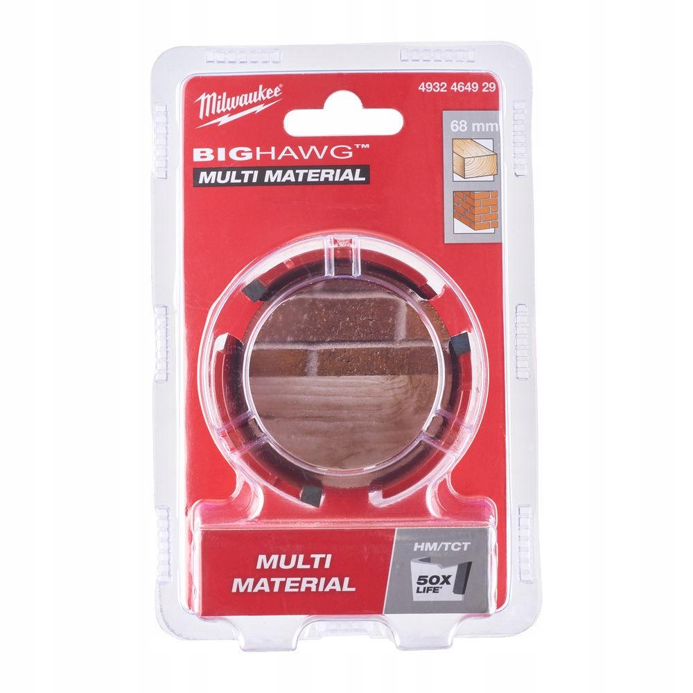 Milwaukee Otwornica Big Hawg 68mm Multi Material 4932464929