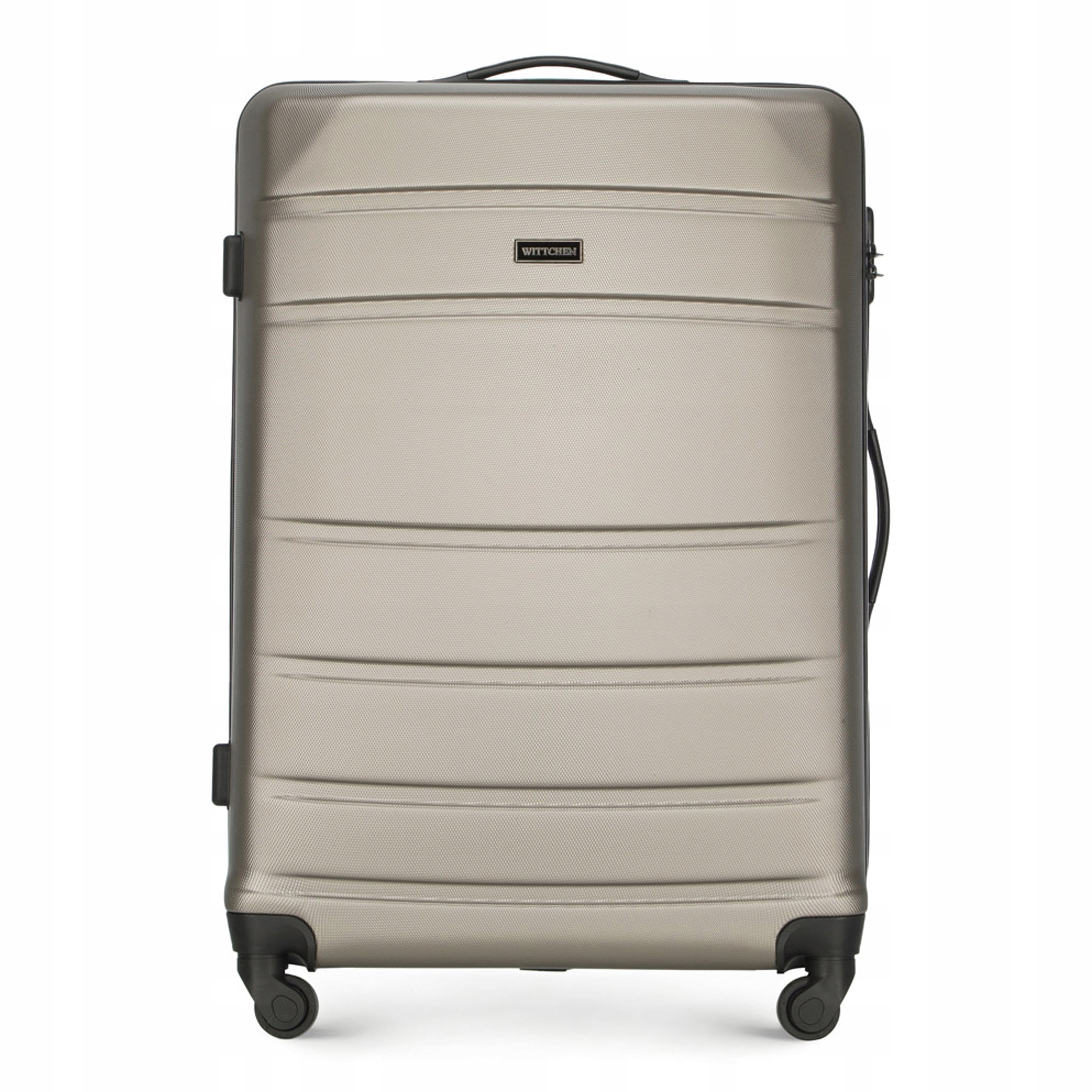 Walizka duża Wittchen Globe Line 56-3A-653-86 szampańska