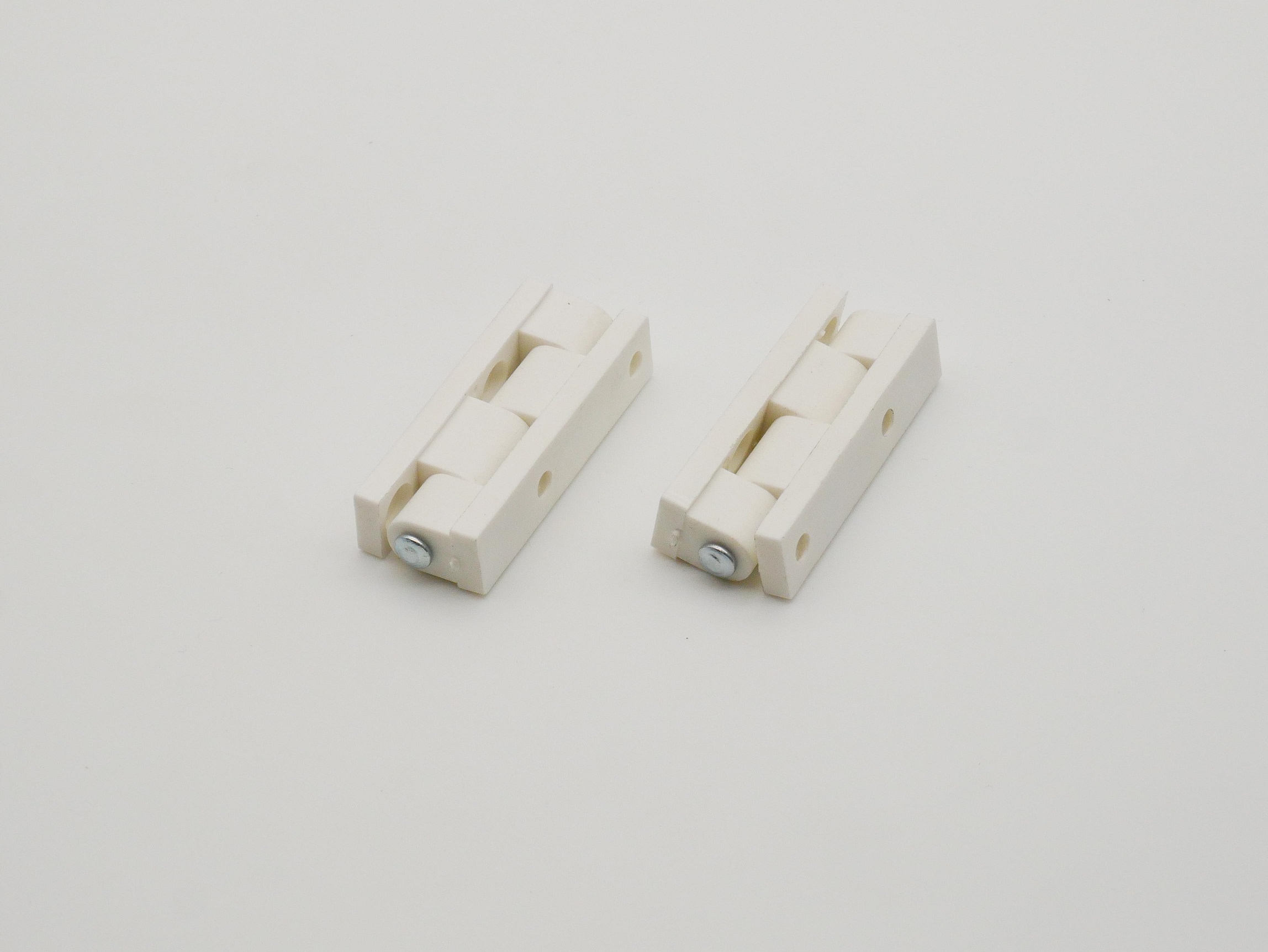 

Zawias plastikowy z tworzywa 10x45mm biały