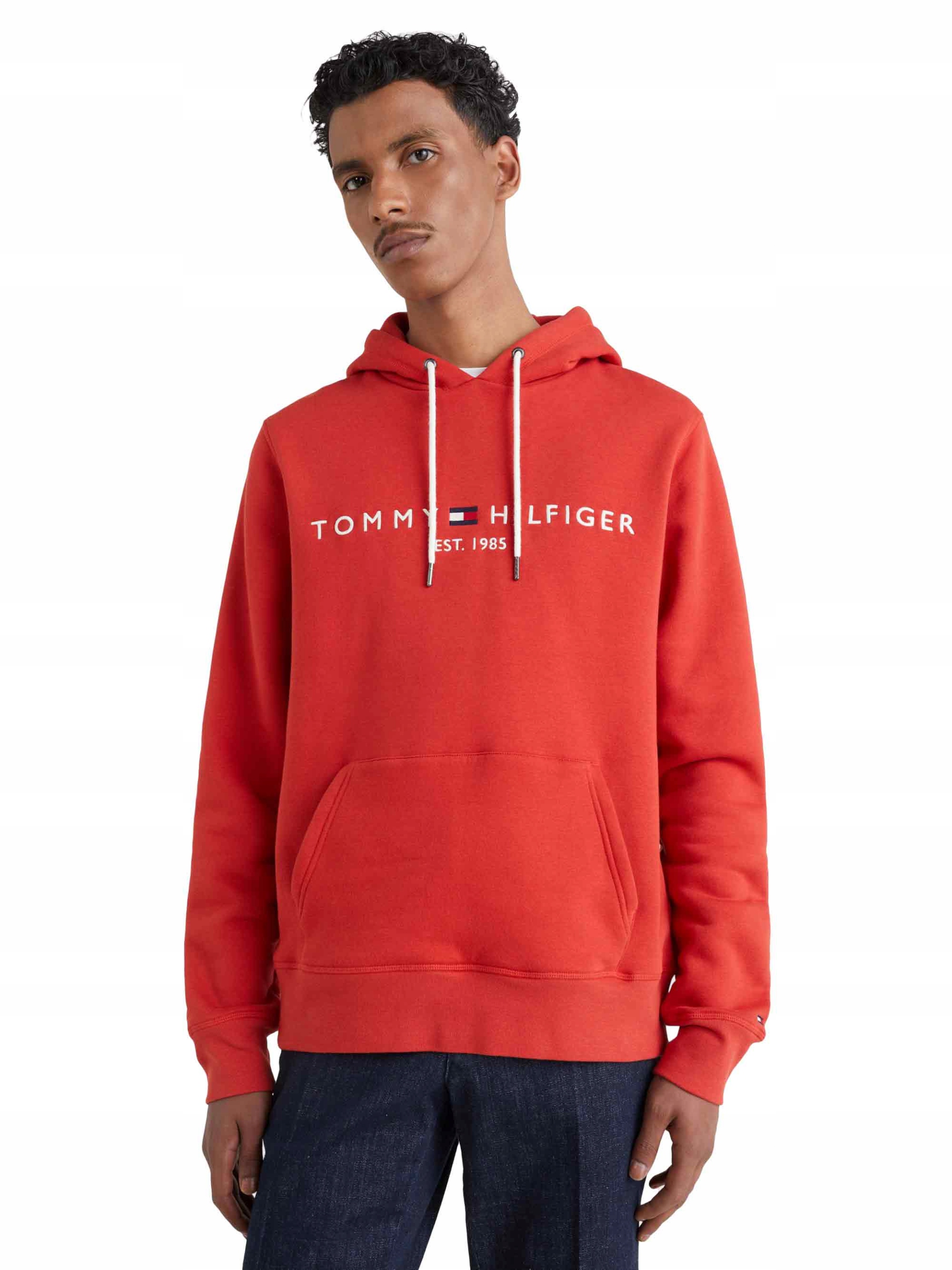 Tommy Hilfiger Zateplená Pánská Mikina Red vel. M