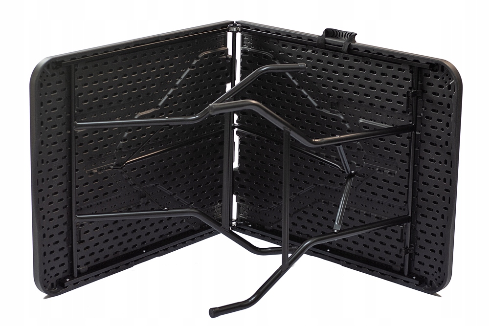 STÓŁ OGRODOWY ROZKŁADANY CATERINGOWY SKŁADANY TURYSTYCZNY 180x74cm czarny Materiał dominujący tworzywo sztuczne