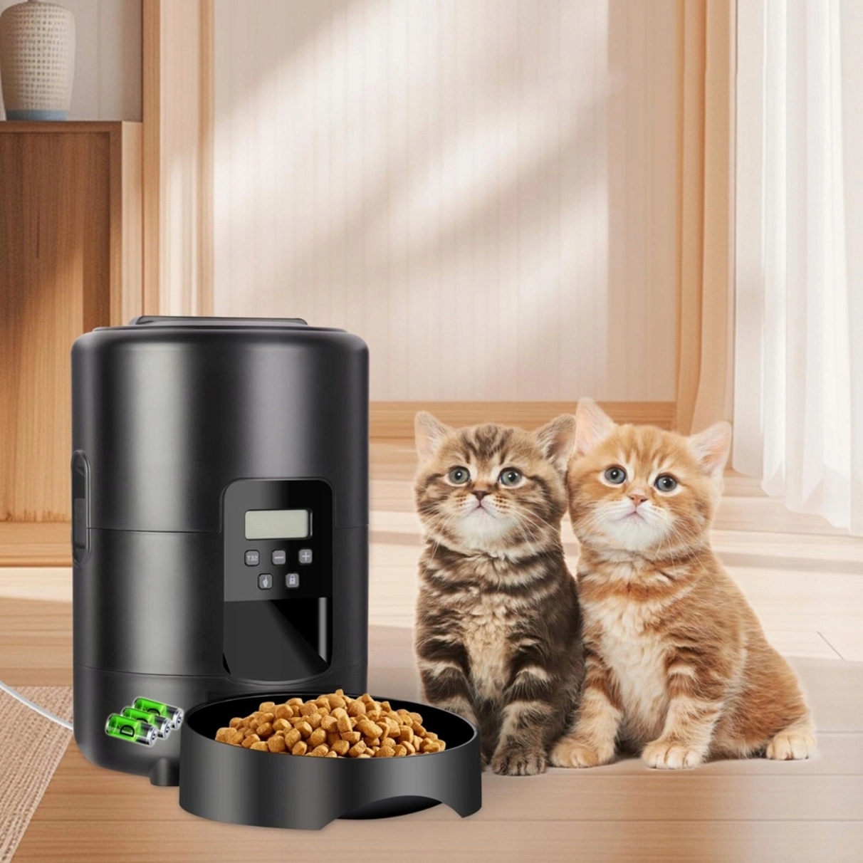 Automatyczna Karma Dla Kota I Psa Usb Smart Feeder 2L Dozownik Pokarmu