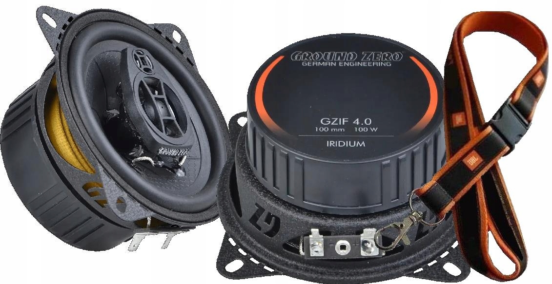Ground Zero Gzif 4.0 Głośniki Współosiowe 2-DROŻNE 10CM 60W Rms