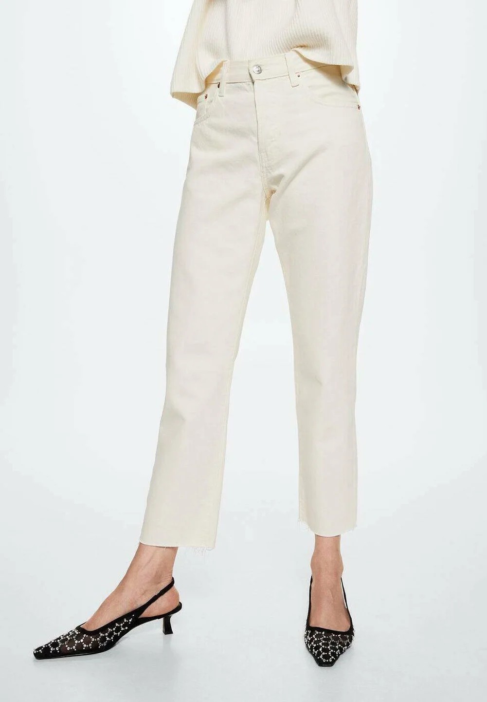 Mango HAVANA Straight leg jeans 44 2XL • Cena, Opinie Allegro