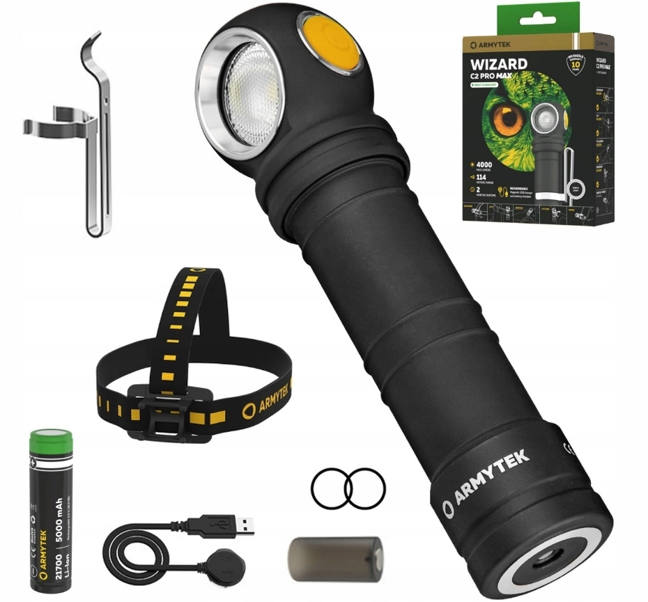 Налобный фонарь ARMYTEK WIZARD C2 Pro MAX 4000LM