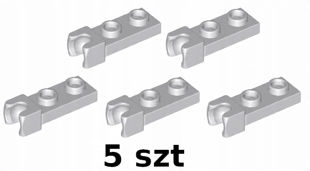 

Lego 14418 Płytka zaczep kulowy 1x2 J.szary 5 szt