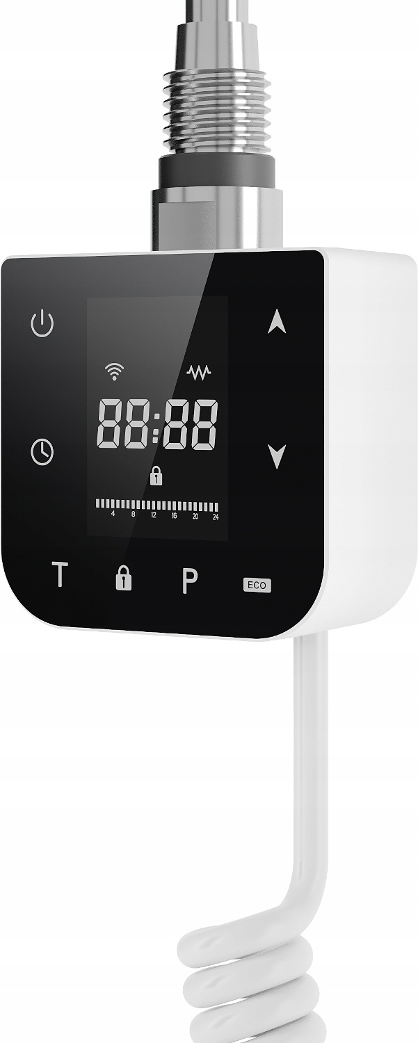 Mexen Fa-f elektrická topná tyč do radiátoru s termostatem Wi-Fi 600 W bílá