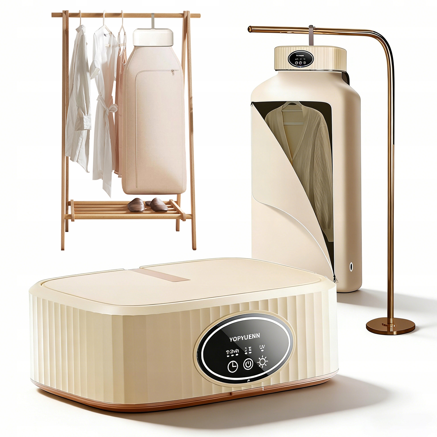 Levně Elektrická Sušák Prádla S Funkcí Uv, Skládací, 2 Nastavitelné Rychlosti