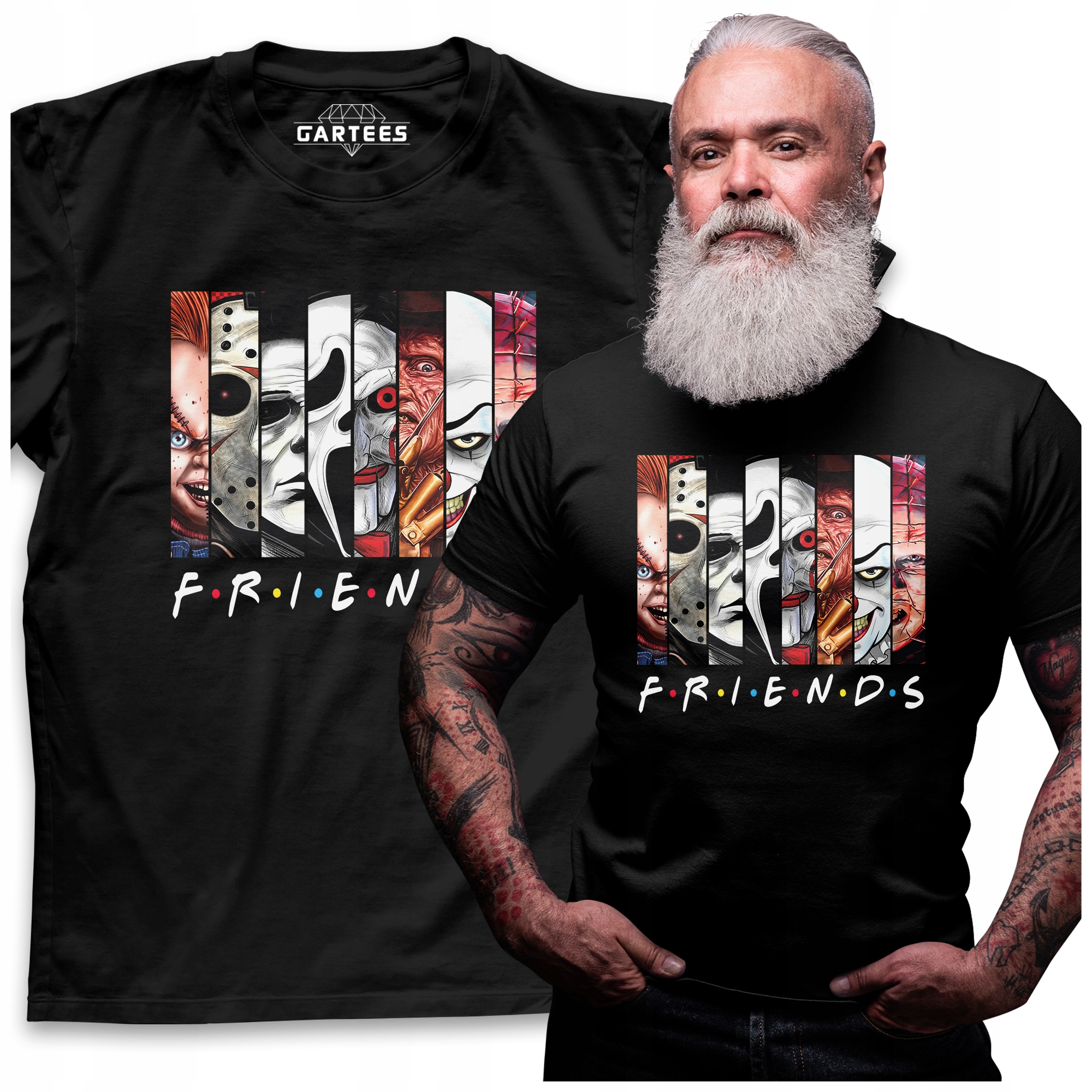 

Koszulka Męska Friends Friend Halloween Horror