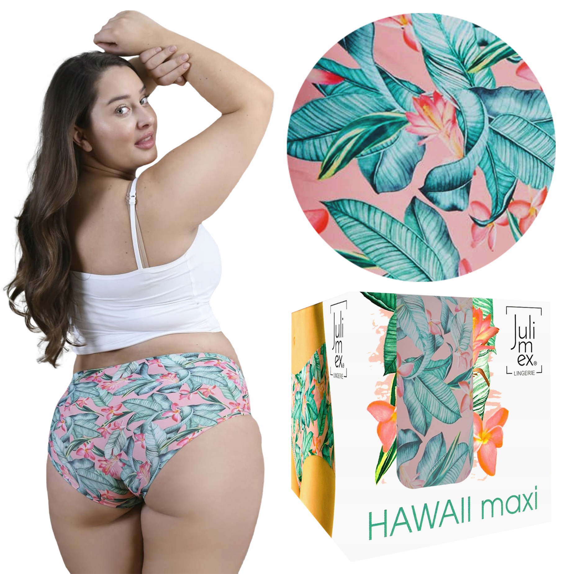 

Figi damskie, wysoki stan Julimex Hawaii Maxi, S